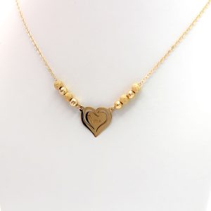 Collana Milleluci Cuore "Ti Amo" in Oro 18 Carati