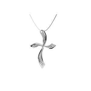 Collana Nardelli in oro bianco con diamanti PE1934