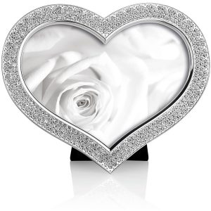 Portafoto con strass cuore Ottaviani Home 25761
