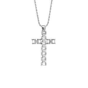 Collana con croce in argento 925