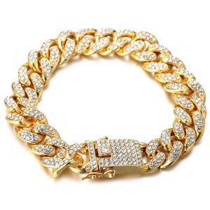 Bracciale cuban style in acciaio CBN4