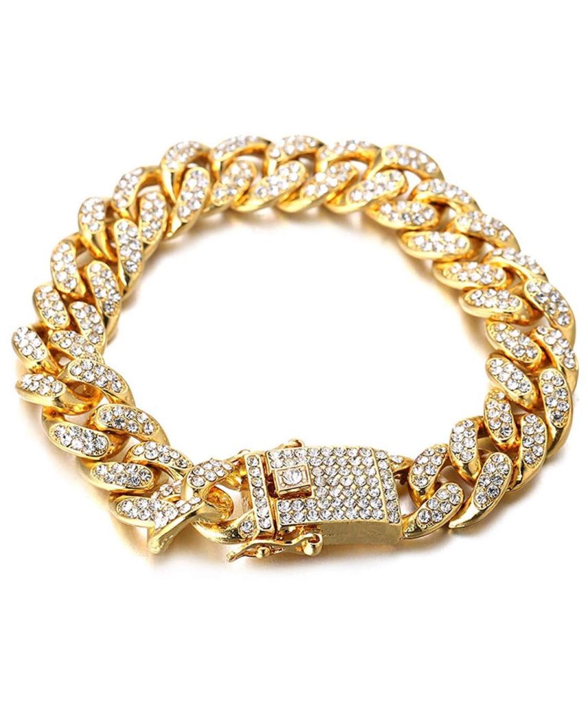 Bracciale cuban style in acciaio CBN4