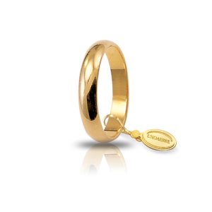 Fedi Nuziali UNOAERRE CLASSICA 4 grammi oro 18 carati