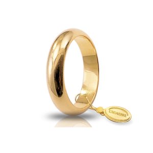 Fedi Nuziali UNOAERRE CLASSICA 8 grammi oro 18 carati