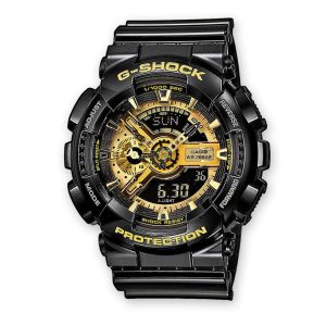 Orologio Casio G-Shock GA-110GB-1AER Nero Oro | Black & Gold Anti-Urto 200M | Analogico Digitale Oversize Sportivo