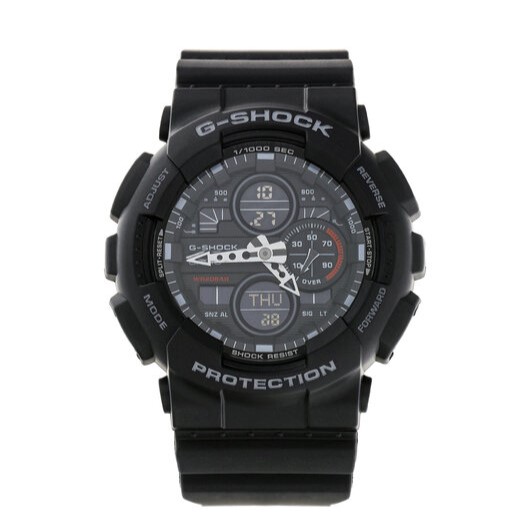 Orologio Casio G-Shock GA-140-1A1ER Analogico Digitale Total Black | Resistenza Urti 200M | Oversize Stealth Sportivo