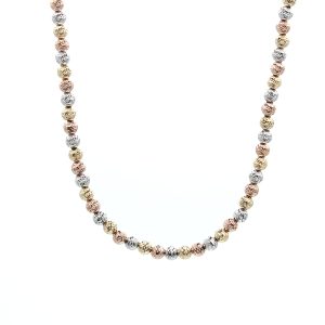 Girocollo Milleluci Oro 18K Tricolore - Gioiello Made in Italy