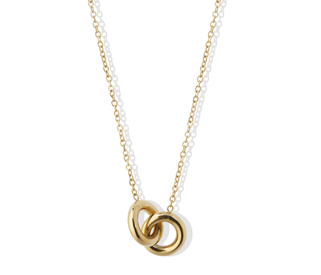 Collana Liu Jo Donna Oro con Pendente Cerchi Intrecciati - Design Moderno ed Elegante