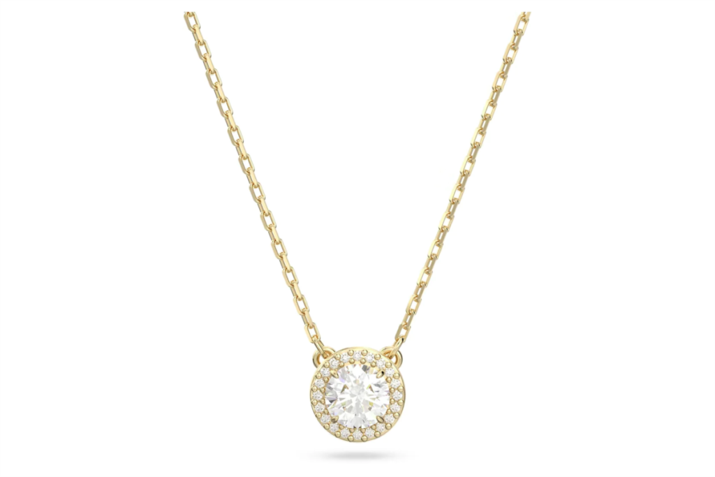 Collana Donna Liu Jo in Acciaio Dorato con Cristalli Bianchi a Punto Luce - Eleganza Minimalista