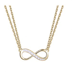 Collana Donna Liu Jo in Acciaio con Infinito e Cristalli