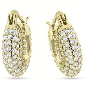 Orecchini a Cerchio Pavé di Cristalli Liu Jo Glam Shine