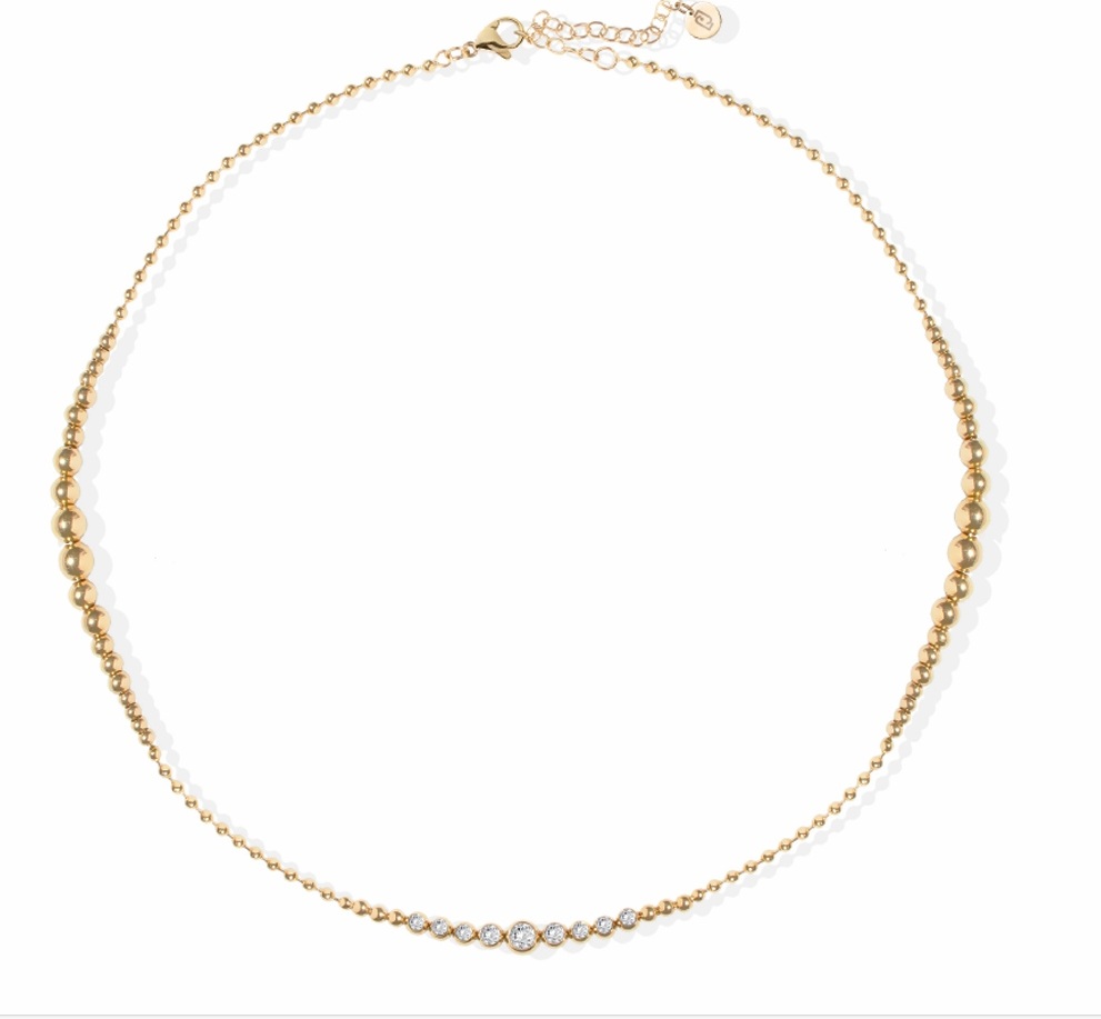 Collana Donna Liu Jo Luxury Oro Giallo Sfere Cristalli