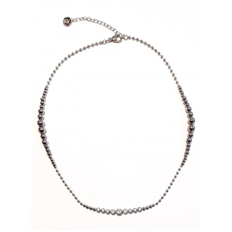 Collana Donna Liu Jo Luxury Argento Sfere Cristalli