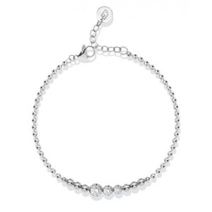 Bracciale Donna Liu Jo Luxury Acciaio Argento Cristalli