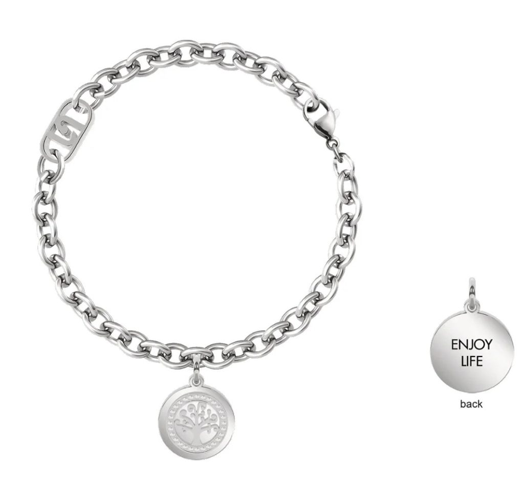 Bracciale Liu Jo Donna LJ3097 con Albero della Vita Scintillante | Acciaio Silver | Simbolo di Vita e Armonia – Il Regalo Perfetto per Augurare Benessere