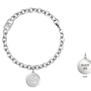 Bracciale Liu Jo Donna LJ3097 con Albero della Vita Scintillante | Acciaio Silver | Simbolo di Vita e Armonia – Il Regalo Perfetto per Augurare Benessere