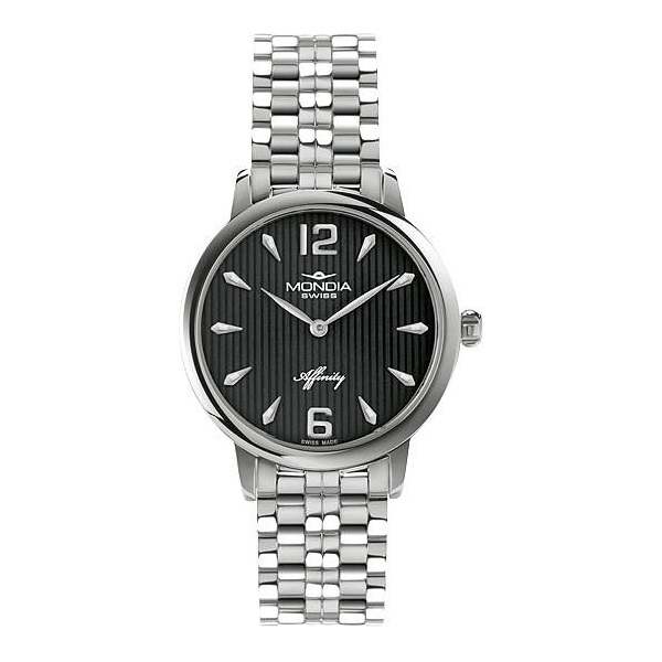 Orologio Mondia MI-203-SS-03BK-CM