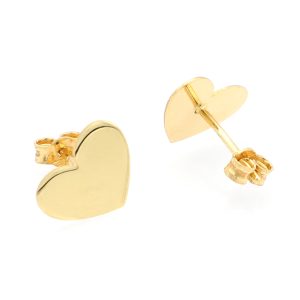 Orecchini Cuore in Oro 18 Carati