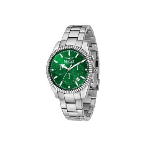 Orologio Uomo Sector No Limits 660 Cronografo Acciaio Verde Swiss Made
