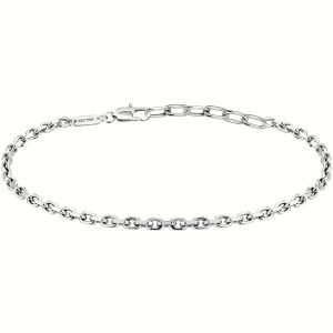Bracciale Uomo Sector Maglia Marina Classica in Argento 925 Rodiato