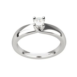 Anello Solitario di Nardelli in oro e diamanti CL234VS