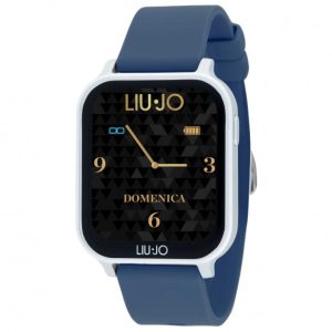 Smartwatch Liu Jo Unisex SWLJ111 | Cassa Bianca | Cinturino in Silicone Blu | Display Digitale Analogo – Connettività Essenziale e Stile Minimal