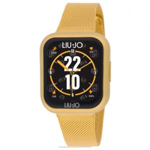 Smartwatch Liu Jo Donna SWLJ149 | Cassa e Cinturino Oro | Maglia Milanese | Display Digitale Personalizzabile – Lusso, Funzionalità e Stile Iconico al Tuo Polso