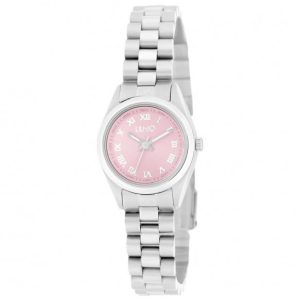 Orologio Liu Jo Donna TLJ2103 Classico-Chic | Cassa e Bracciale Acciaio | Quadrante Rosa con Numeri Romani – Eleganza Delicata e Stile Intramontabile