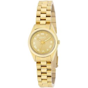 Orologio Liu Jo Donna TLJ2104 Classico-Chic | Cassa e Bracciale Oro Giallo | Quadrante Champagne con Numeri Romani – Eleganza Radiosa e Stile Intramontabile