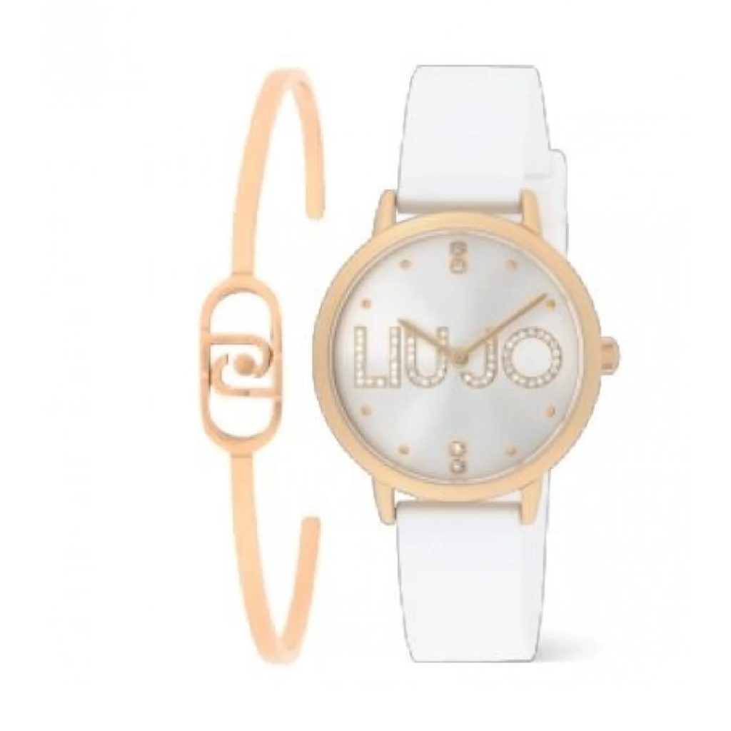 Set Regalo Orologio Donna Liu Jo Couple Essence TLJ2524 con Bracciale Rigido - Stile e Brillantezza