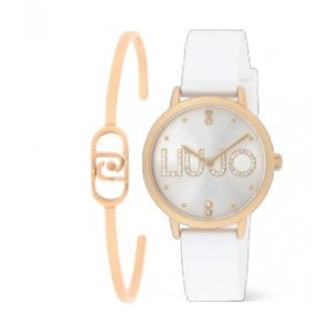 Set Regalo Orologio Donna Liu Jo Couple Essence TLJ2524 con Bracciale Rigido - Stile e Brillantezza